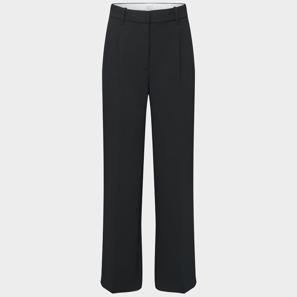 Aritzia Wilfred The Effortless Pant™ - Crepette™ - Black, size 00